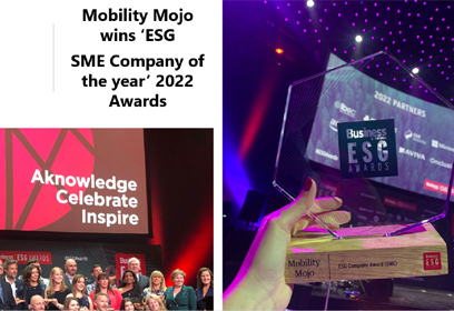 Mobility Mojo wins 2022 ESG Award