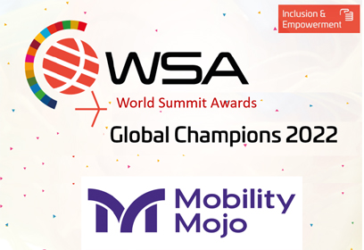 Mobility Mojo wins at World Summit Awards (WSA) 2022